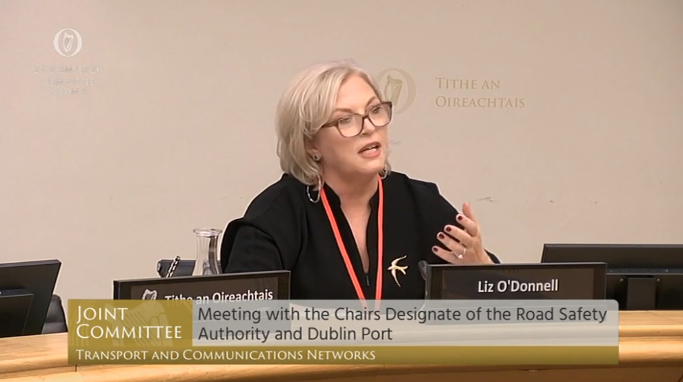 Opening address By Liz O'Donnell to the Joint Oireachtas Committee on Transport and Communication Networks