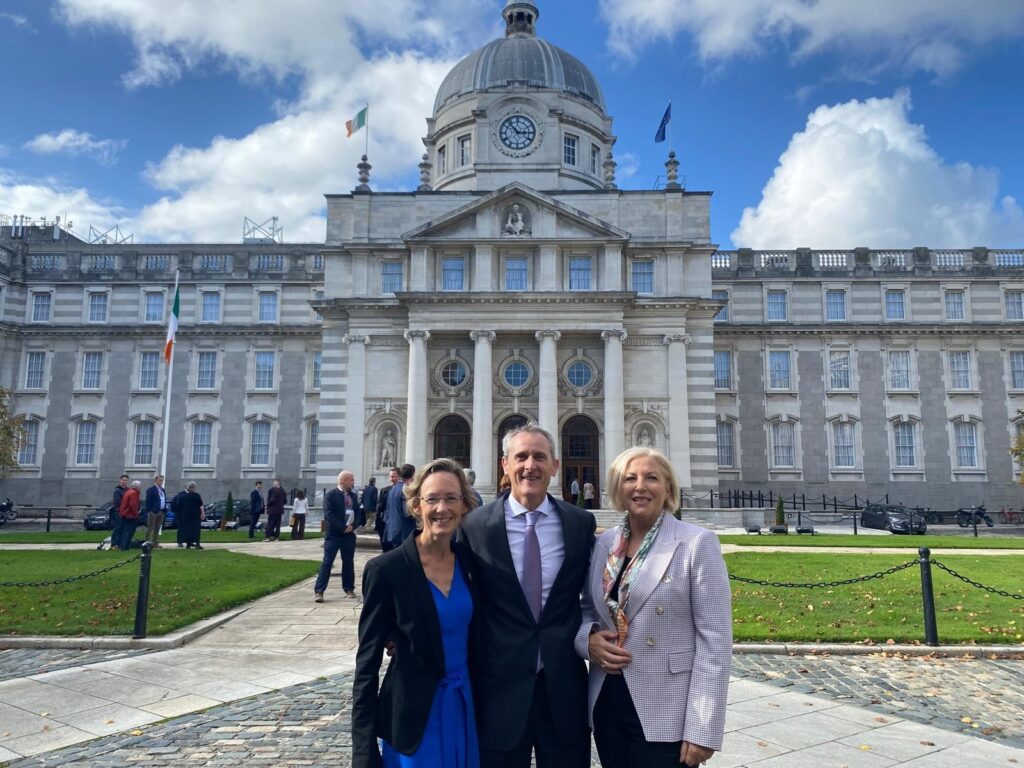 Meeting with Taoiseach Micheál Martin at Government Buildings in relation to the work of the Irish Emergency Alliance.