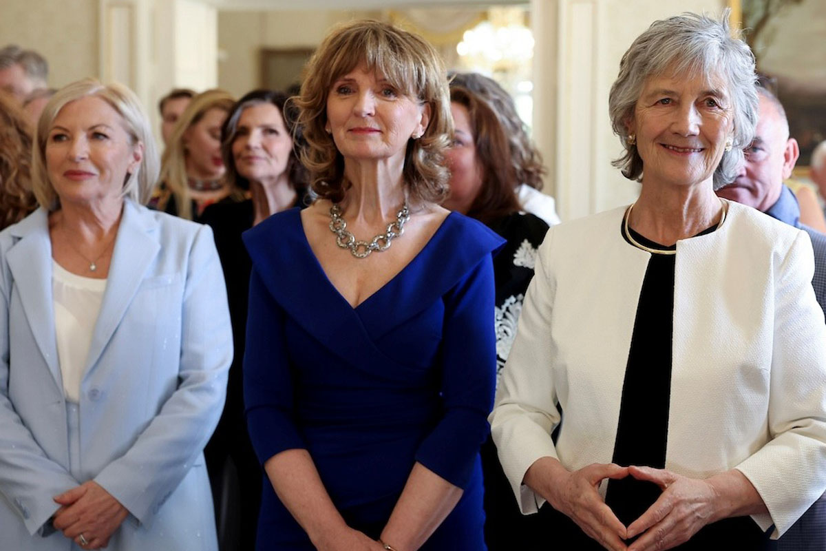 Liz O’Donnell attended a reception and commemorative event at Áras an Uachtaráin, where the President hosted guests of Chernobyl Children International (CCI).